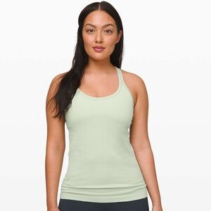 Lululemon Ebb To Street Tank II Arctic Mint Green Size 6 *WAIST LENGTH